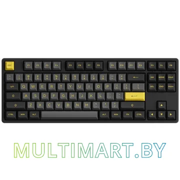Клавиатура Akko 5087B Plus Black & Gold (Akko Cream Yellow V3)